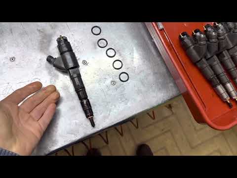 Видео: Форсунки 0445120066 экскаватор Volvo EC300