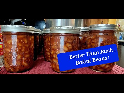 Видео: ЛУЧШИЕ домашние консервированные печеные бобы. ЛУЧШЕ, чем у Буша! #канун #консервирование #еда #р...