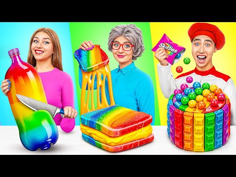 Видео: Кулинарный Челлендж: Я против Бабушки | Вкусные Кухонные Лайфхаки от Multi DO Smile