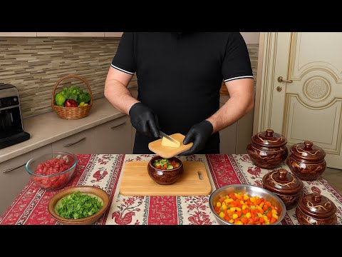 Видео: ЗАПАХ ДЕТСТВА И ДОМАШНЕГО  УЮТА — МЯСО  В ГОРШОЧКАХ , КАК У БАБУШКИ!!