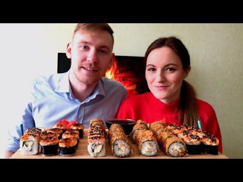 Видео: MUKBANG ЗАПЕЧЕННЫЕ РОЛЛЫ  / МУКБАНГ ROLLS