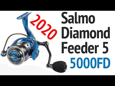 Видео: Salmo Diamond Feeder 5 | Обзор и Разбор Фидерной Катушки | ТО