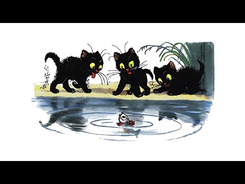 Видео: Троє кошенят. Коротка казочка для малят.