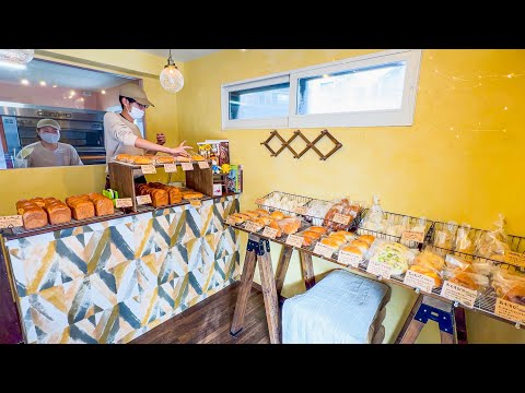 Видео: Выпечка хлеба талантливой женщиной-пекарем! Японская выпечка из рисовой муки!