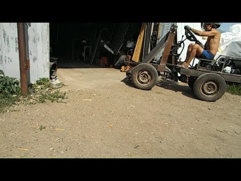 Видео: #66 Самодельный трактор.ГИДРОХОД все сделано для первого выезда / Бак,шланги,распределители