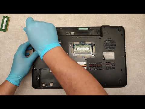 Видео: Разборка TOSHIBA SATELLITE C660, замена батареи, обновление оперативной памяти, обновление жестко...