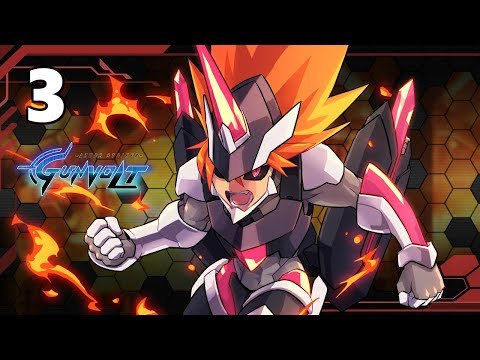 Видео: Azure Striker Gunvolt Прохождение на русском #3 Химзавод