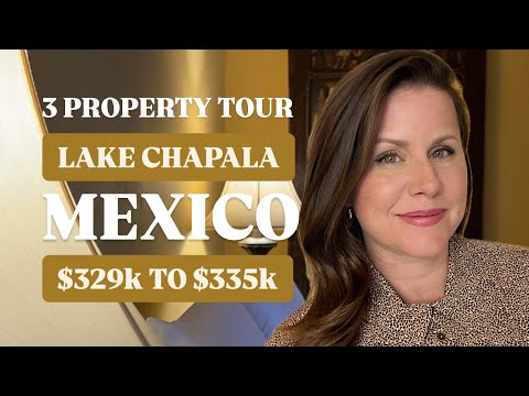Видео: 3. Тур по недвижимости стоимостью от 329 до 335 тысяч долларов США — озеро Чапала, Мексика