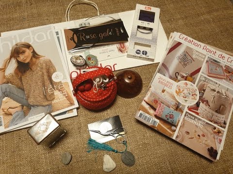 Видео: Покупки из Франции/ вышивка/вязание