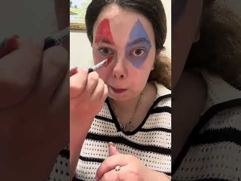 Видео: Туториал на макияж грим клоун #грим 