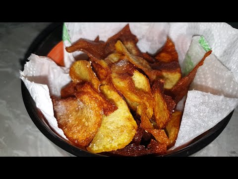 Видео: Домашен картофен чипс.