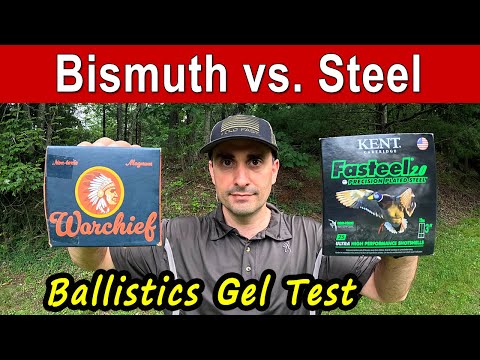 Видео: Тест на баллистический гель «висмут против стали» | BOSS Warchief и Kent Fasteel 2.0