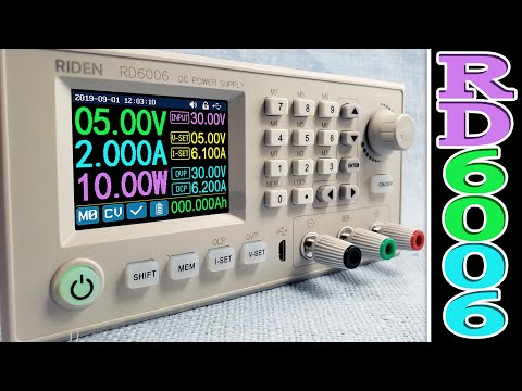 Видео: RIDEN RD6006-W: понижающий DC-DC конвертер напряжения от RD Tech на 60V/6A/360W, который удивил