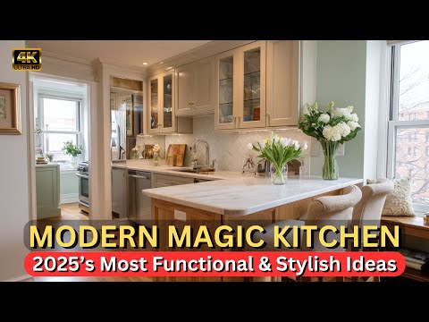 Видео: Организованная кухня: красивый и функциональный дизайн для современной жизни 2025 года