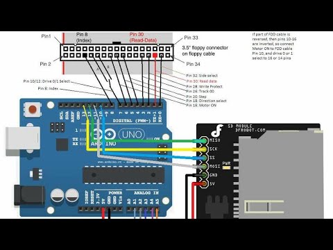 Видео: ZX Spectrum FDD read-write или как сделать пишущий эмулятор дисковода на atmega328.