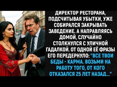 Видео: «Директор кафе, подсчитывая убытки, уже собирался закрывать заведение. "Все твои беды — карма.."»
