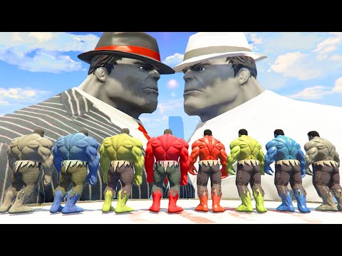 Видео: Мировой Разрушитель Халк | Team Gray Hulk Boss vs Devil Grey Hulk Army