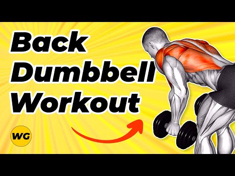 Видео: Тренировка спины с гантелями дома (расширьте спину с помощью этих 10 упражнений)