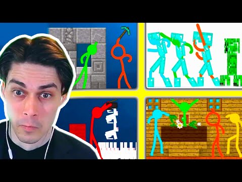 Видео: АНИМАЦИЯ VS МАЙНКРАФТ - БОЛЬШОЙ ВЫПУСК ! - Animation VS Minecraft