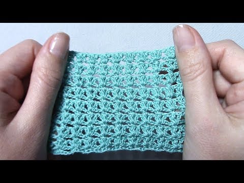Видео: Простой узор крючком