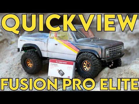 Видео: Краулер Каньон Быстрый(повторный) обзор: Hobbywing Quicrun Fusion Pro Elite (46.5 мм)