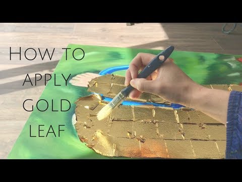 Видео: Как нанести сусальное золото на масляную картину