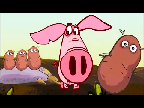Видео: Картошка 🌱 Сборник мультфильмов Поросёнок 🐽 Смешные мультики для детей 💠 Гора самоцветов
