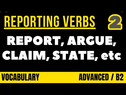 Видео: Say, Tell в косвенной речи и чем их заменять - примеры слов - 2