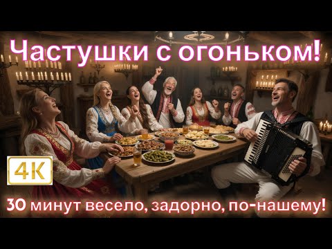 Видео: Частушки с перчинкой — флирт, смех и гармошка 4K!