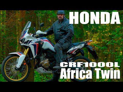 Видео: HONDA CRF1000L Africa Twin (Хонда Африка Твин) 2016, обзор, тест драйв #МОТОЗОНА №1