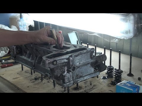Видео: РЕМОНТ ГБЦ ЗАМЕНА НАПРАВЛЯЮЩИХ ВТУЛОК КЛАПАНОВ ВАЗ 2106 (ЧАСТЬ 7)