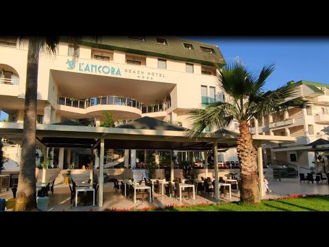 Видео: Обзор отеля L’ancora Beach 4* Кемер Турция - часть 1 (территория отеля, номер, фитнес шоу программы)