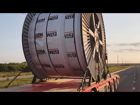 Видео: Негабаритные перевозки, едем в ХМАО