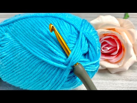 Видео: НОВЫЙ узор крючком, который Вы НИКОГДА раньше не видели! Элегантная и легкая вязка крючком для пледа