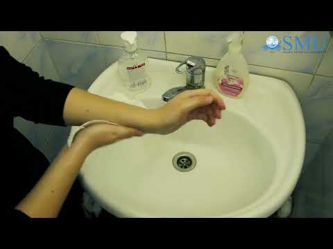 Видео: Қолды гигиеналық өңдеу қол жуу техникасы