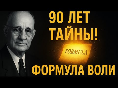 Видео: Наполеон Хилл и секрет воли, который изменит твою жизнь