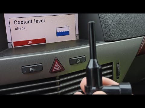 Видео: Замена/установка датчика уровня охлаждающей жидкости  Opel Astra H