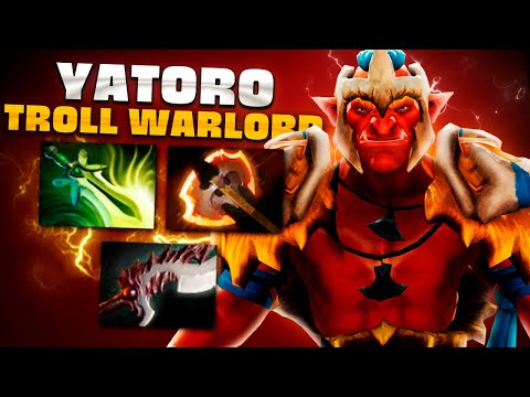 Видео: Яторо собрал идеальный билд для Поднятия ММР — Troll Warlord Yatoro Dota 2