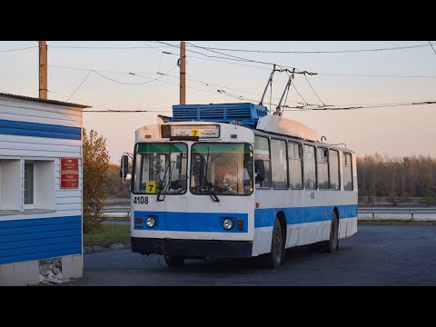 Видео: Троллейбус ЗиУ-682 КВР БТРМ-4108. Покатушки по Барнаулу.