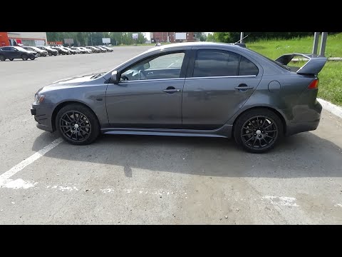 Видео: Mitsubishi Lancer Ralliart X с дерзким внешним видом...