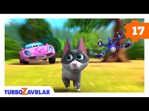 Видео: Turbozavrlar 🦖 | Мушук атрофида ҳовлиқиш 🐱 | Multfilmlar uzbek tilida 🐣