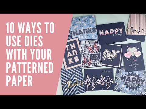 Видео: 10 фантастических идей использования штампов для максимально эффективного использования узорчатой...