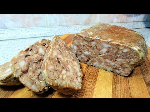 Видео: ПЕЧЕНЬ ПРЕССОВАННАЯ (Блюдо на завтрак, обед и ужин)