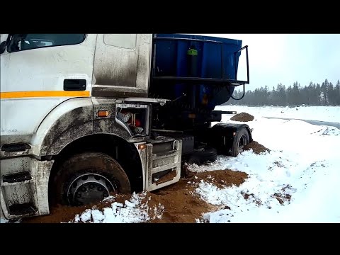 Видео: Засадил Камаз NeO на мосты😱😱😱Planted KAMAZ NeO on bridges 😱 😱 😱