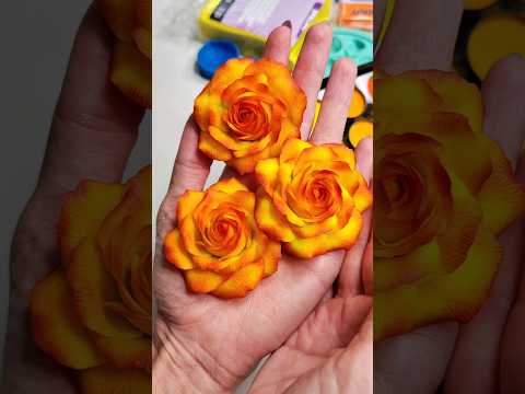 Видео: Дыхание осени #цветы #diy #лепка #творчество #полимернаяглина #handmade