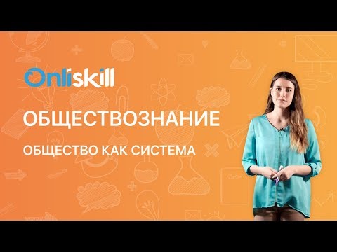 Видео: Обществознание 9 класс: Общество как система