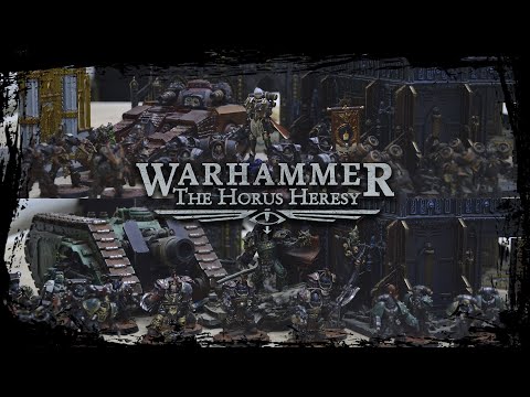 Видео: Несущие Слово vs Сыны Хоруса | Warhammer: Horus Heresy Battle Report 6000pts
