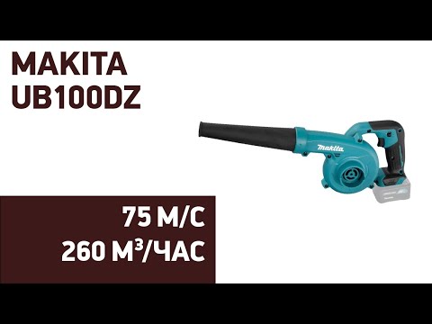 Видео: Воздуходувка Makita UB100DZ