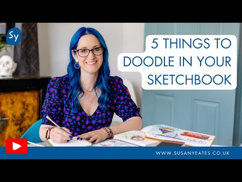 Видео: 5 идей для рисования в вашем скетчбуке