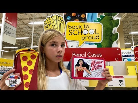 Видео: ШОППИНГ в АМЕРИКАНСКУЮ ШКОЛУ! ПЕНАЛ, ластики, необычные ручки САМАЯ ЯРКАЯ КАНЦЕЛЯРИЯ!!!